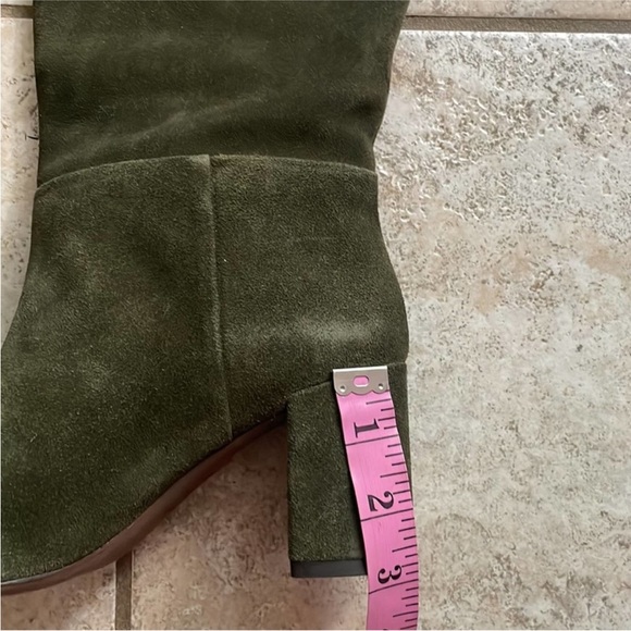 Tory Burch Brooke Slouchy Suede Block Heel Boots - Picture 10 of 13